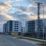 Residential area in Skvrňany, Prague